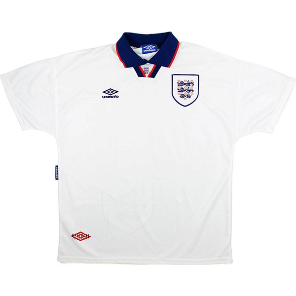 Thailande Maillot Football Angleterre Domicile Retro 1994 Blanc